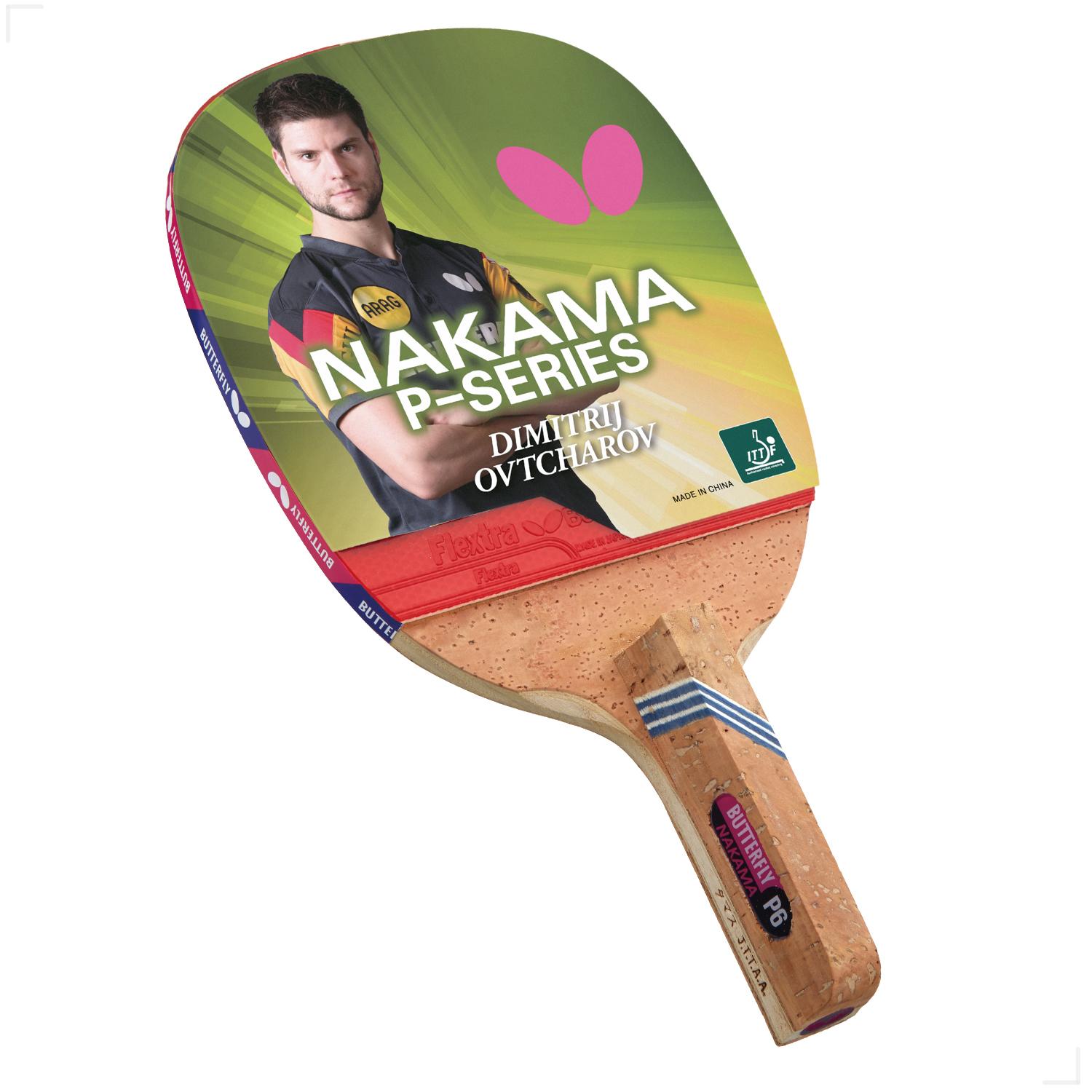 Nakama P-6 Penhold Racket | Butterfly Table Tennis